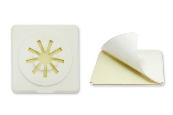 CD-houders, 40 x 40 mm, wit