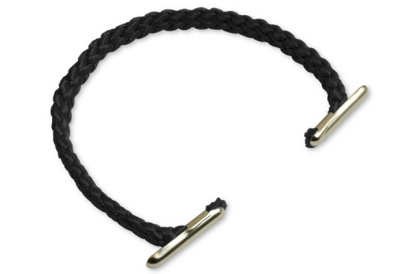 Draagbeugels van PP-koord, 5 mm diameter, zwart