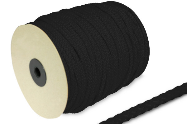 PP-koord, 5 mm Ø, op rol van 100 m, zwart