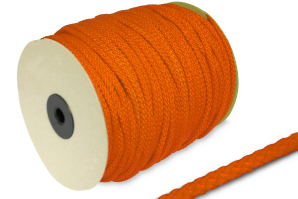 PP-koord, 5 mm Ø, op rol van 100 m, donkeroranje