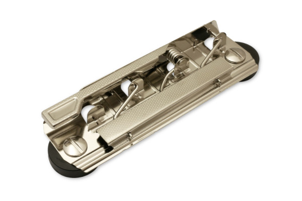 Magnetische klemechanieken met hendel, 109 mm breed, vernikkeld
