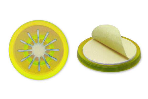 CD-houders, 30 mm diameter, geel