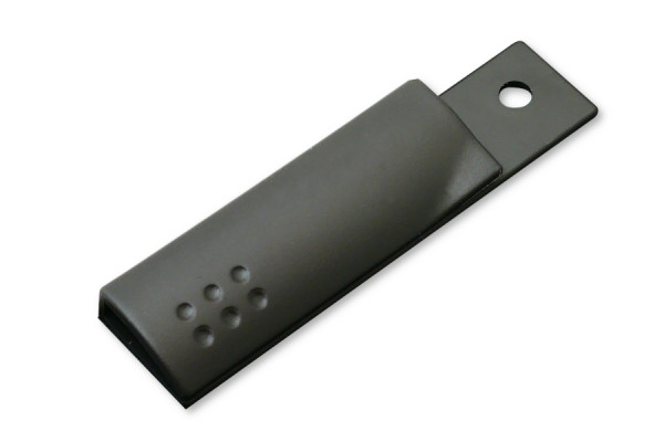 Vleugelklemprofielen, 65 mm, zwart