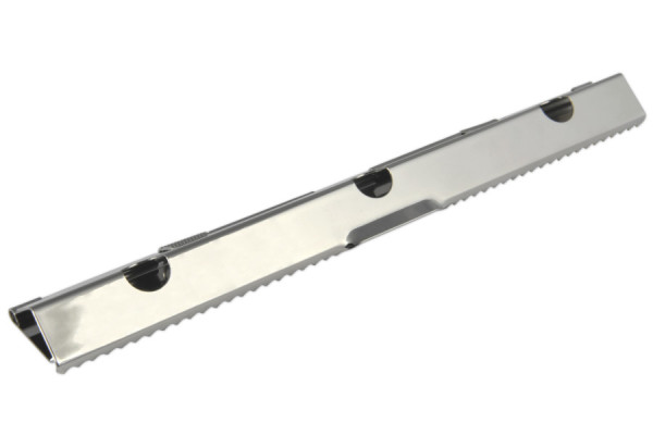 Blokklemmen, 185 mm breed, vernikkeld