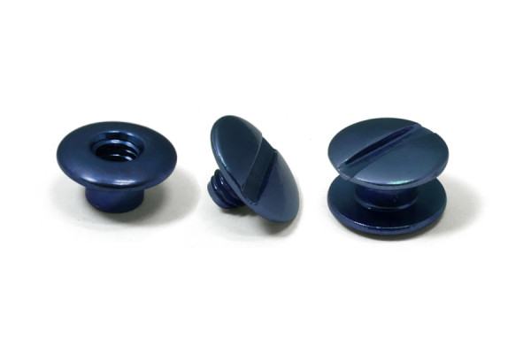 Aluminium busschroeven, donkerblauw