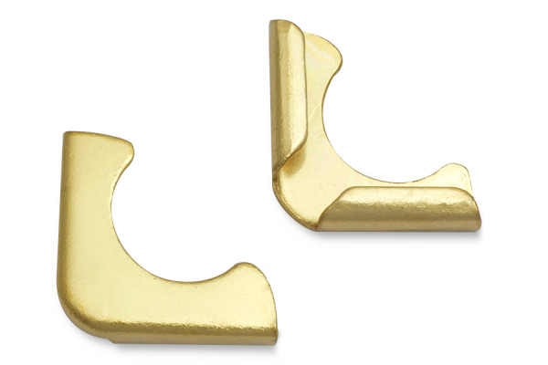 Boekhoeken, gepassiveerd, 16 mm zijlengte, 2 mm zetting