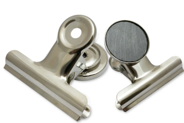 Magnetische briefklemmen, 50 mm breed, vernikkeld