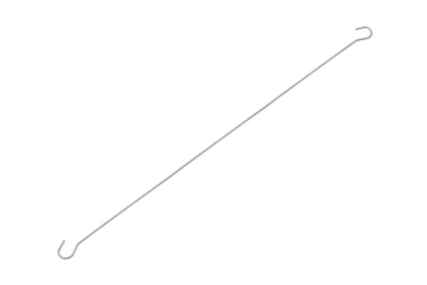 Dubbele haken, 600 mm, verzinkt