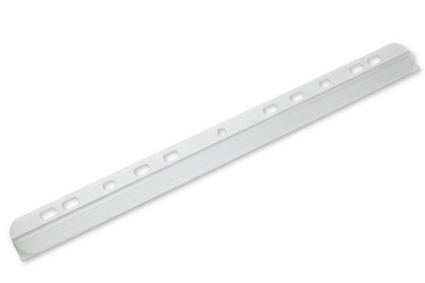 Klemstrips met bevestigingslip, 3-4 mm-opname, transparant