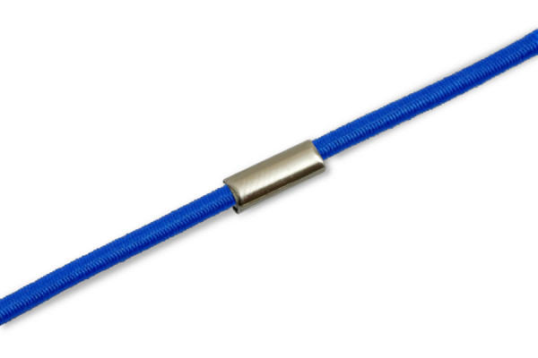 Elastische koorden gemonteerd op ring, middenblauw