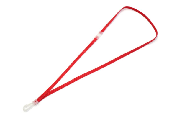 Lanyards / Sleutelkoorden, 450 mm, rood