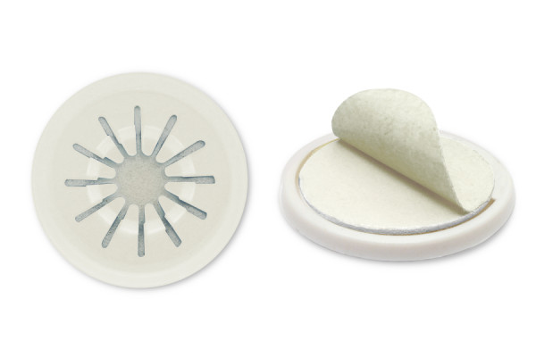 CD-houders, 30 mm diameter, wit