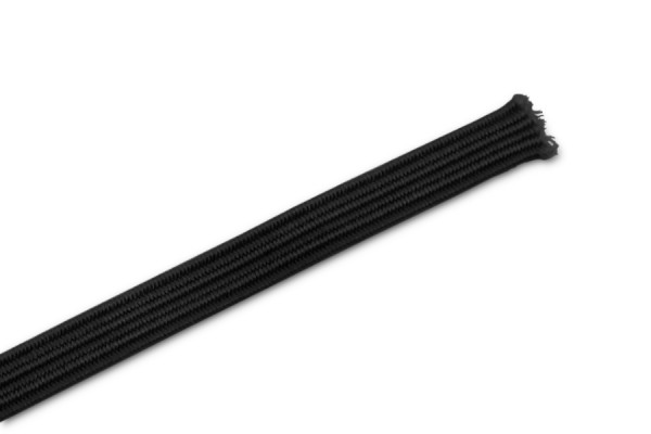 Plat rubber op maat gesneden, zwart