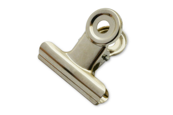 Mini-Briefklemmen, 31 mm breed, vernikkeld