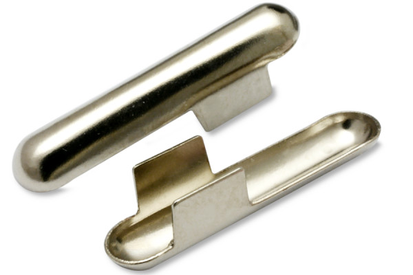 Metalen splitpennen (T-vorm) voor koord, opening 5,0 mm, vernikkeld