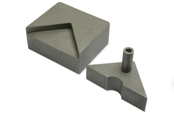 Boekhoeken-gereedschap, ? 50 mm zijlengte, voor handpers art. HP