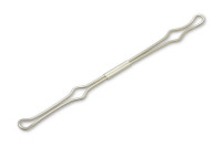 Draadklemmen,<BR> smalle insteek,<BR> 150 mm, vernikkeld