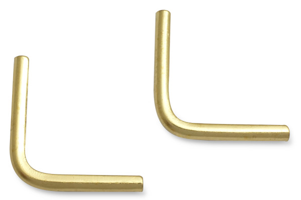 Boekhoeken, gepassiveerd, 16 mm zijlengte, 1,5 mm bevestiging