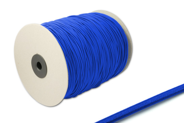 Elastiek, 2,2 mm Ø, op rol van 500 m, middenblauw