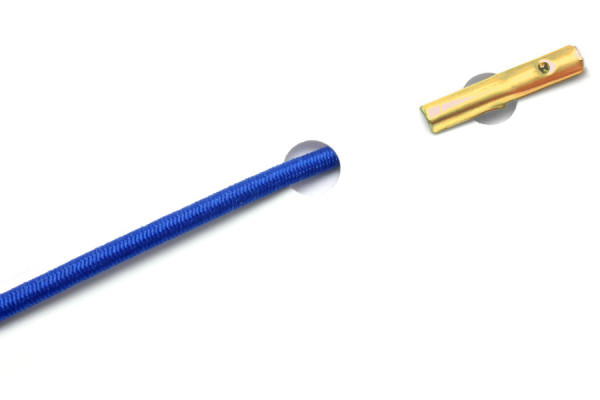 Elastische koorden met Splitpennen, middenblauw