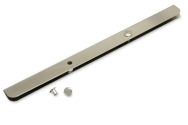 Menukaartrails A5, vernikkeld, met 80 mm perforatie, incl. schroeven