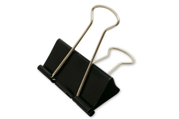Foldback-klemmen / multifunctionele klemmen, 51 mm breed, zwart