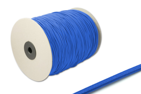 Elastisch koord, 2,2 mm Ø, op rol van 500 m, aquablauw