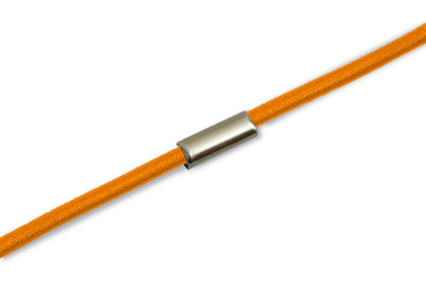 Elastiekjes gemonteerd op ring, oranje