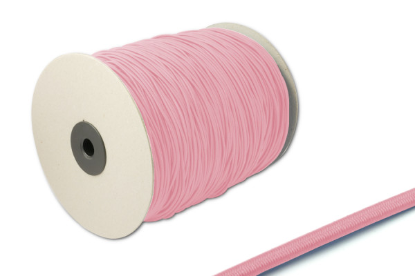 Elastiek, 2,2 mm Ø, op rol van 500 m, roze