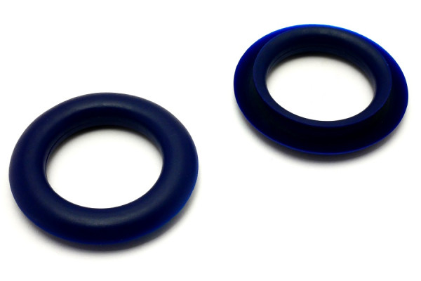 Grijpringetjes, van kunststof, donkerblauw