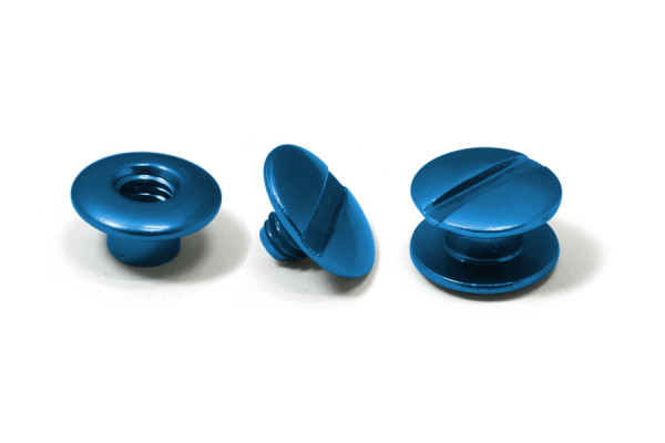 Aluminium busschroeven, middenblauw