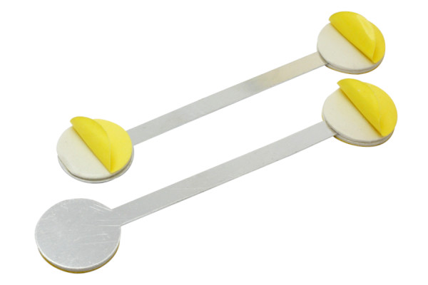 Schapwobblers van aluminium, 90 mm, met 3 kleefvlakken