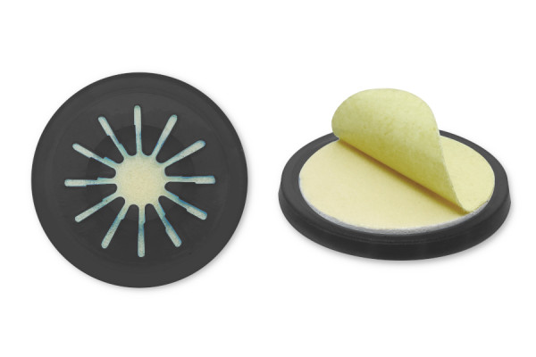 CD-houders, 30 mm diameter, zwart