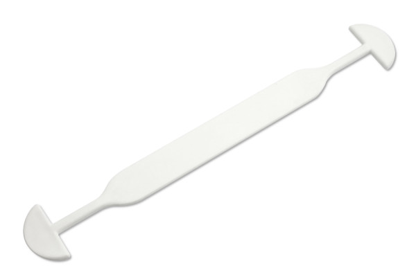 Handgrepen voor kartonnen dozen, gemaakt van kunststof, 158 mm, wit