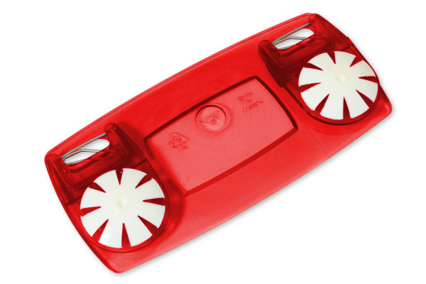 Zakperforator voor afhechten, met vergrendelingsfunctie, rood