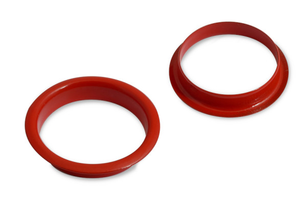Grijpringetjes, rood gepoedercoat