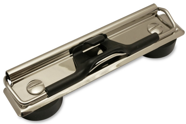 Magnetische klemechanieken, 120 mm breed, vernikkeld, met Pennenhouders