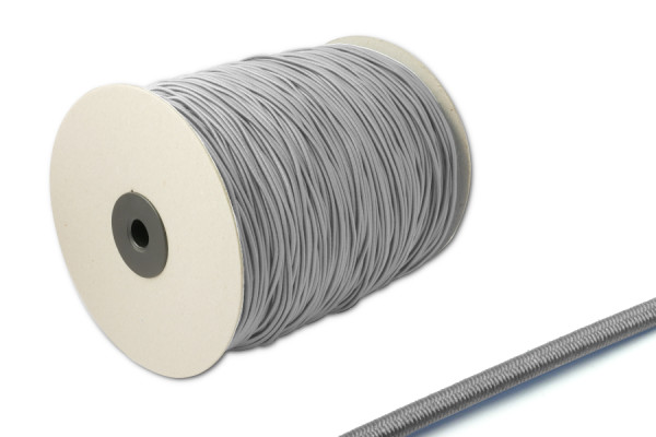 Elastiek, 2,2 mm Ø, op rol van 500 m, grijs