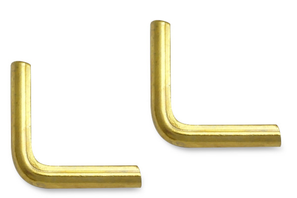 Boekhoeken, gepassiveerd, 13 mm zijlengte, 1,5 mm bevestiging