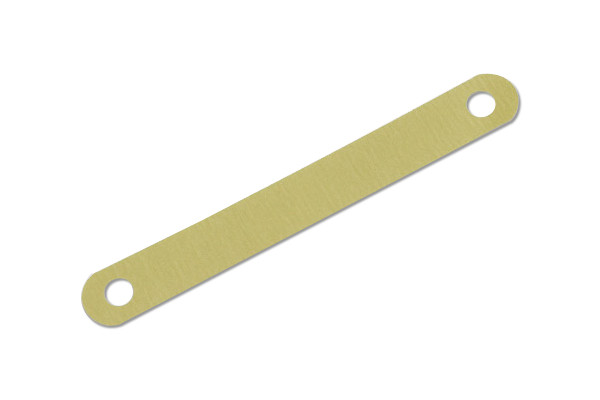 Stahldeckleisten goldlackiert