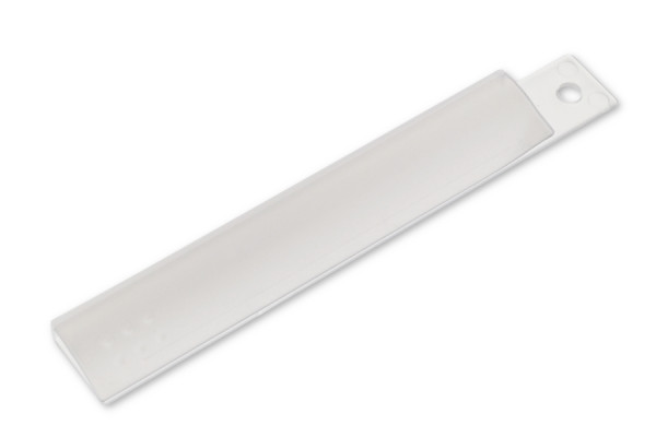 Vleugelklemprofielen, 115 mm, transparant