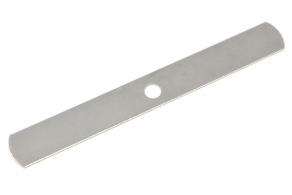 Plaat voor Collectiehaken, 100 mm, vernikkeld