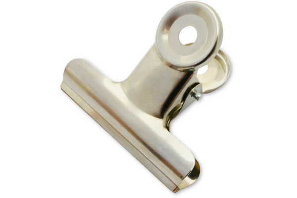 Briefklemmen, 50 mm breed, vernikkeld