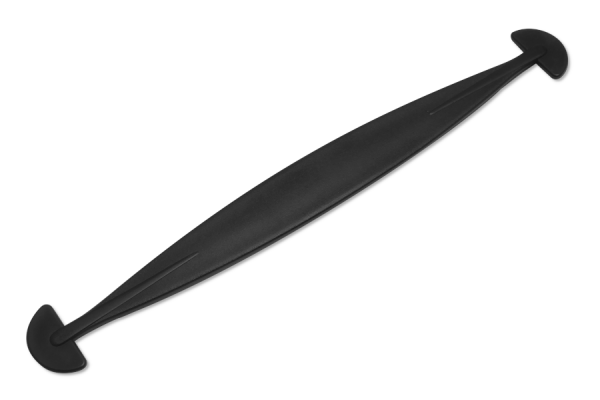 Handgrepen voor kartonnen dozen, gemaakt van kunststof, 192 mm, zwart
