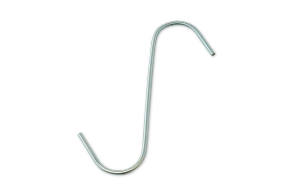 S-haken, 68 mm, verzinkt