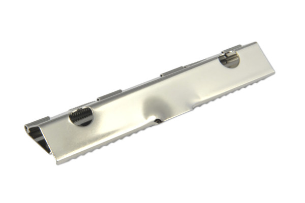 Blokklemmen, 100 mm breed, vernikkeld