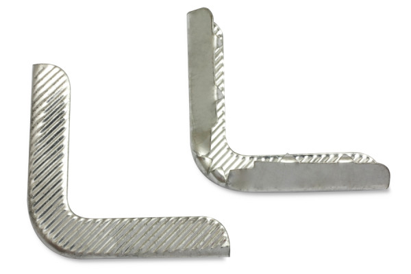 Boekhoeken, vertind, 38 mm zijlengte, 3 mm bevestiging