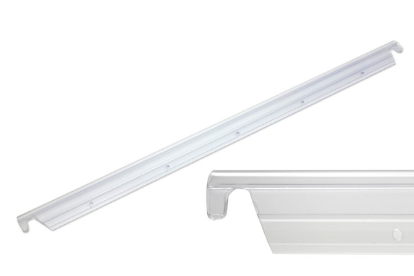 Klemhangprofielen van hard-PVC, 347 mm, transparant