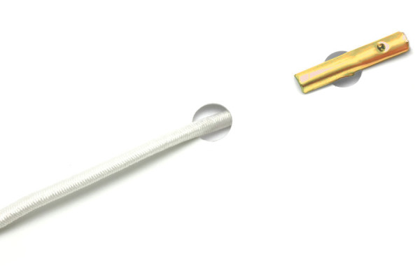 Elastiekjes met Splitpennen, wit
