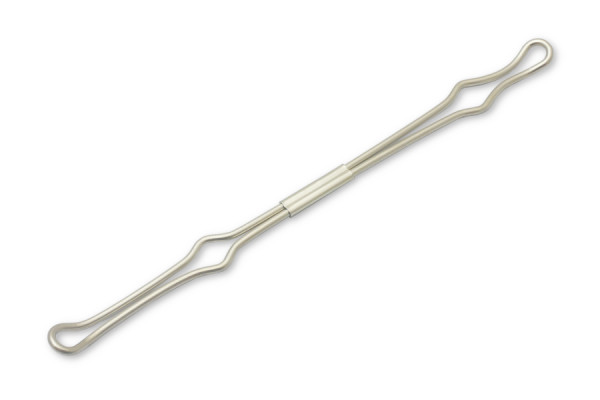 Draadklemmen, smalle insteek, 150 mm, vernikkeld